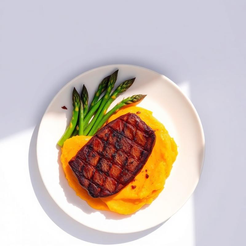 Steak and vegetables plate from Sunfare meal delivery in Los Angeles